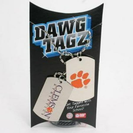 - Clemson Tigers Dawg Tagz - Military Style Dog Tags