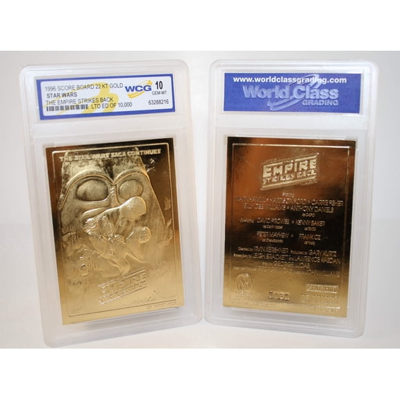 Star Wars Empire Strikes Back Movie Poster Trading Card - Gem Mint 10