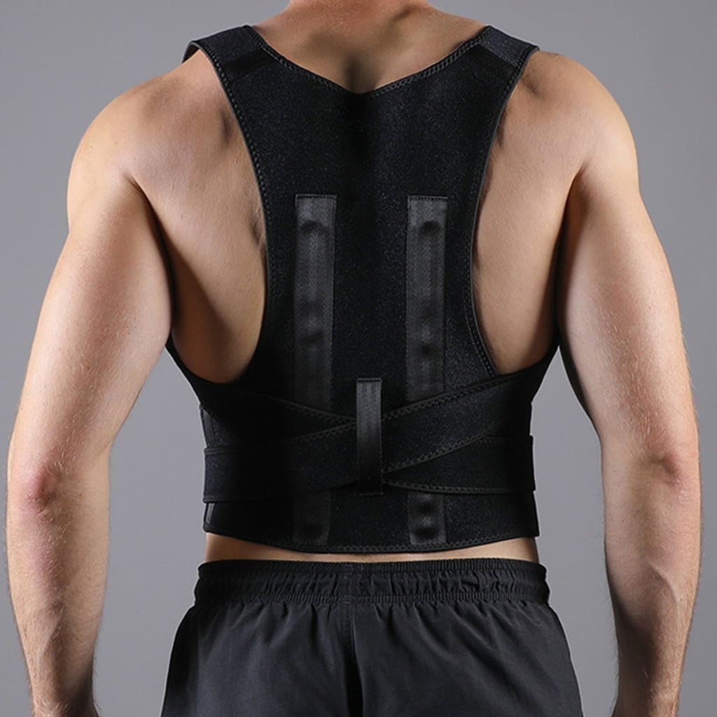 Zeiwohndc Easy Adjust Back Brace Postures Corrector Suitable for Most Sizes for Family