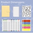 thumbnail image 5 of Budget Binder, Money Saving Binder with Zipper Envelopes, money saving book,Cash Envelopes and Expense Budget Sheets for Budgeting (Black), 5 of 9