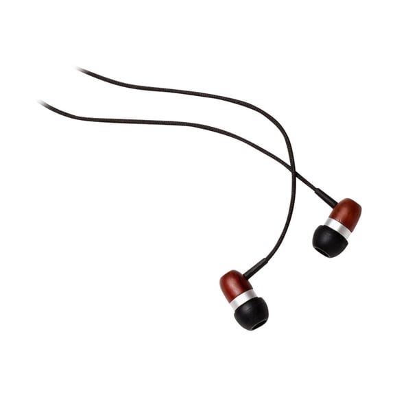 Symphonized GLXY In-Ear Wood Headphones - Earphones with mic - in-ear - wired - 3.5 mm jack - cherry