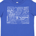 thumbnail image 4 of Inktastic Wyoming State Word Salad Boys or Girls Toddler T-Shirt, 4 of 5