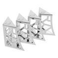 thumbnail image 4 of WRITWAA Silver Metal Table Legs for Furniture Use Sturdy Support and Modern Design 4pcs Set, 4 of 8