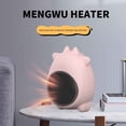 thumbnail image 3 of Fnochy Small Fan Heater, Portable Desktop Heater with Instant Heat, High Thermal Efficiency, Auto Power-Off Safety, Fast Heating Compact Indoor Heating for Home Office Winter Use, 3 of 4