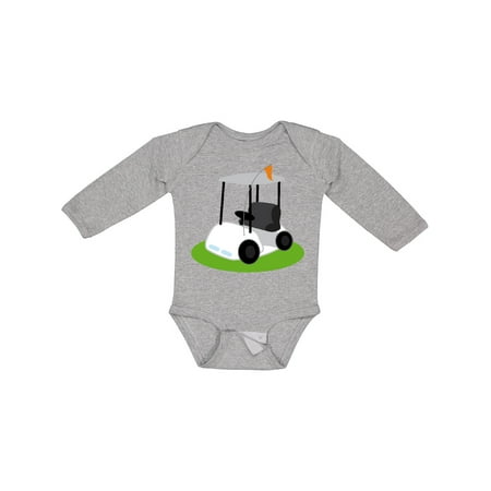 

Inktastic Golf Cart Golfing Gift Baby Boy or Baby Girl Long Sleeve Bodysuit