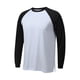 thumbnail image 1 of pstuiky manga larga para hombre, Camisa deportiva ligera y transpirable de manga larga con cuello redondo y bloques de color para hombre Tops casuales para hombres xl, 1 of 3