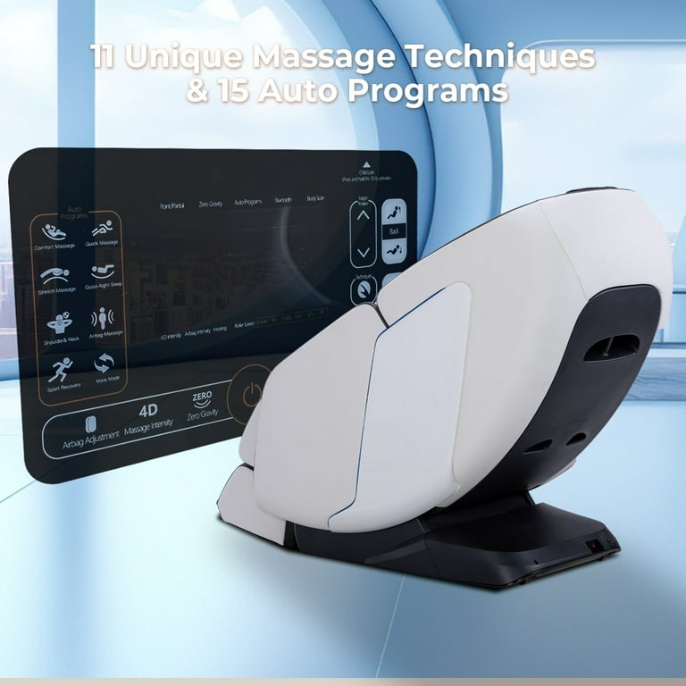 masa MassaMAX MT398 4D Massage Chair 2024, Electric Footrest