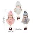 thumbnail image 2 of Injueey Árbol de Navidad Ángel Muñeca Hogar Interesante Colgantes de vacaciones Adornos de vacaciones Tamaño pequeño Adorable Colgante de Navidad Kits de decoración para fiestas tipo 3 Injueey HA070274-03, 2 of 6