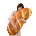 thumbnail image 2 of 3D Simulation Bread Shape Pillow Soft Lumbar Back Cushion Plush Stuffed Toy, 2 of 6