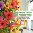 thumbnail image 4 of 4Pcs 20" Artificial Favorable Flowers with Ground Stakes, Spring Decoration with Spike, UV Resistant Faux, Fake Bushes Indoor Decor for Garden Porch & Patio, 4 of 18