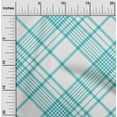 thumbnail image 2 of oneOone Polyester Spandex Dusty Teal Green Fabric Tartan Sewing Fabric By The Yard Printed Diy Clothing Sewing Supplies 56 Inch Wide, 2 of 4