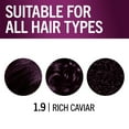 thumbnail image 5 of Schwarzkopf Keratin Hair Dye 1.9 Rich Caviar, Permanent Hair Color, 1 Use, 5 of 11