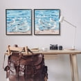 thumbnail image 2 of Stupell Industries Sandpipers on Shore Painting Animals & Insects Painting Black Framed Art Print Wall Art, 24 x 24, Set of 2, 2 of 9
