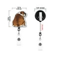 thumbnail image 3 of WIRESTER Set 2pcs Design Acrylic Key Card Holder Belt Clip Reel Id Badge Retractable - English Bulldog (S4) & Playful Posture English Bulldogs (S2), 3 of 4