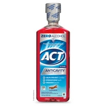 "Act Act Anticavity Fluoride Mouth Rinse Alcohol Free Cinnamon, Cinnamon 18 oz (Pack of 5)"