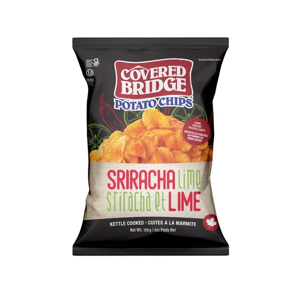 170g Sriracha Lime Potato Chips 12 Pack