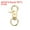 Light Gold, variant on Uxcell 6 Pack Swivel Snap Hook, 13mm(1/2") Trigger Snap Heavy Duty Metal Lobster Claw Clasp Lanyard Clips for Straps Bags Belting Leathercraft, Light Gold