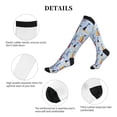 thumbnail image 5 of Lsque Sailboats And Seagulls Pattern Sport Compression Socks for Men & Women 15-20 mmHg Knee High Nurse Pregnant Running Medical and Travel Athletic, 5 of 6