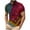 Red, variant on WAVSUF Men Lapel polo Shirt Soft Pique Polos for Mens Button T-Shirt Green Size M