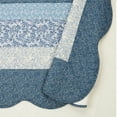 thumbnail image 6 of Modern Heirloom Charlotte Embroidered Blue Decorative Pillow, Round, 6 of 11