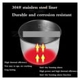 thumbnail image 6 of 4L Upgrade High-lid Steamer Fumigation Machine, Household Sauna Steam Sweating Steam Machine, 2kW Can Directly Cook Medicine ,Safe Design, 6 of 8