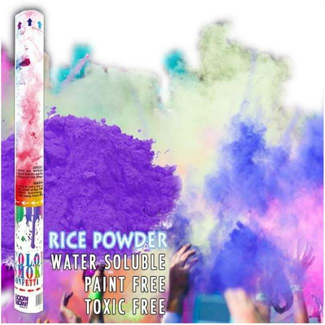 Blinkee HPGRCC18-PL Canon à Confettis Holi Powder 18 Po., Violet