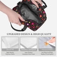 thumbnail image 3 of Honeii Geometric Hearts Print Lunch Box,Insulated Lunch Bag,Lunch Tote Bags,Leakproof Cooler Lunch Case for Travel Work Picnic, 3 of 7