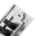 thumbnail image 4 of Dual Port HDMI Wall Plate, HDMI Wall Plate Cover HDMI Wall Plate, For Home Theater DVD TV, 4 of 8