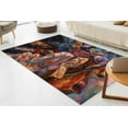 thumbnail image 4 of Entry Rugs, Piano Rugs, African Rug, Jazz Musicians Painting Rug, Outdoor Rugs, Jazz Rugs, Salon Rugs, Luxury Rug, Saloon Rugs, 3.3'x5' - 100x150 cm, 4 of 4