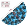thumbnail image 3 of Lsque Bohemian Sea Turtle Print Christmas Tree Skirt, Tree Skirt with Ties or Velcro, Perfect for Holiday Decorations, Halloween, and New Year-48", 3 of 7