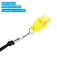 thumbnail image 4 of Uxcell Sports Whistle, Plastic Whistle with Lanyard and Mouth Grip Super Loud, Yellow, 4 of 6