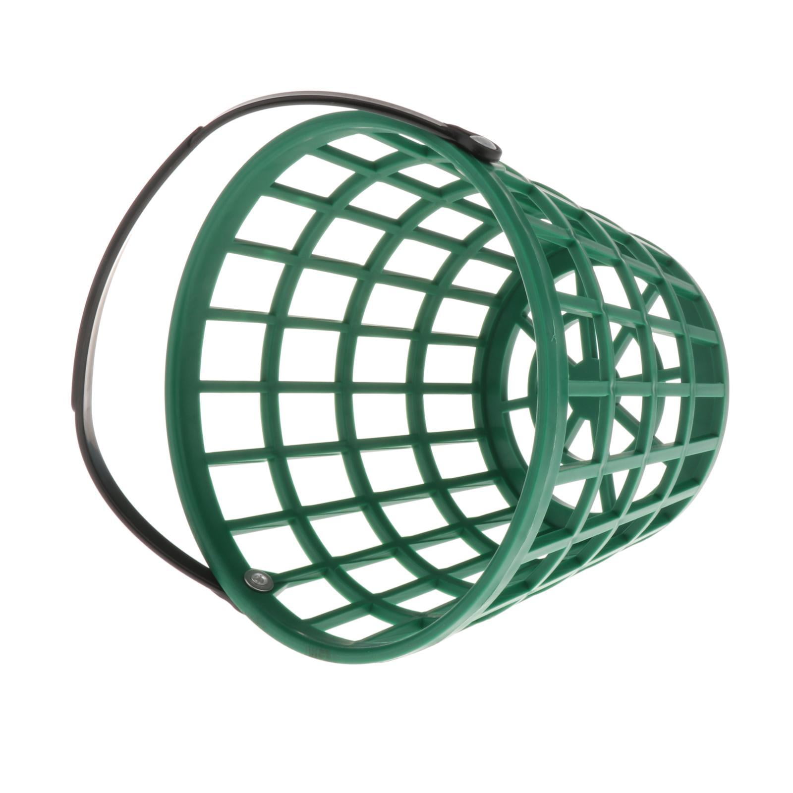 Colaxi Range Basket, Golf Ball Tennis Balls, Egg Collection Carrying Buckets Golf Balls Storage Container with Carry Handle for Outdoor Indoor - Holds 50 Balls