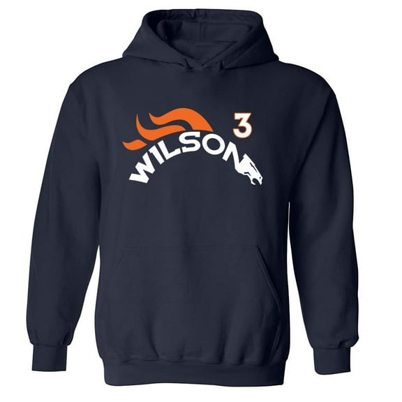 Broncos Russell Wilson Logo Hooded Sweatshirt