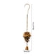 thumbnail image 3 of Campanillas de viento de piña de Navidad | Decoración de metal de bronce para colgar al aire libre en interiores | Adorno festivo de pared para la chimenea de puerta de casa de hierro de 11 pulgadas, 3 of 6