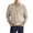 Beige, variant on Quealent Polo Shirts for Men Long Sleeve Soft Cotton Collared Shirt (Navy,M)
