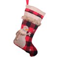 thumbnail image 1 of Calcetines navideños con cuerda colgante muñeco de nieve Santa Festival dulces bolsas de regalo elementos de punto árbol colgante pared puerta Kits de decoración para fiestas Muñeco de nieve Yuarrent HA069862-02, 1 of 6