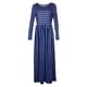 thumbnail image 2 of Vestido Largo para Mujer Fiesta Playa Ropa Cómoda Poliéster Spandex Suave Sensación Especial XL Soledad  vestido maxi a rayas, 2 of 10