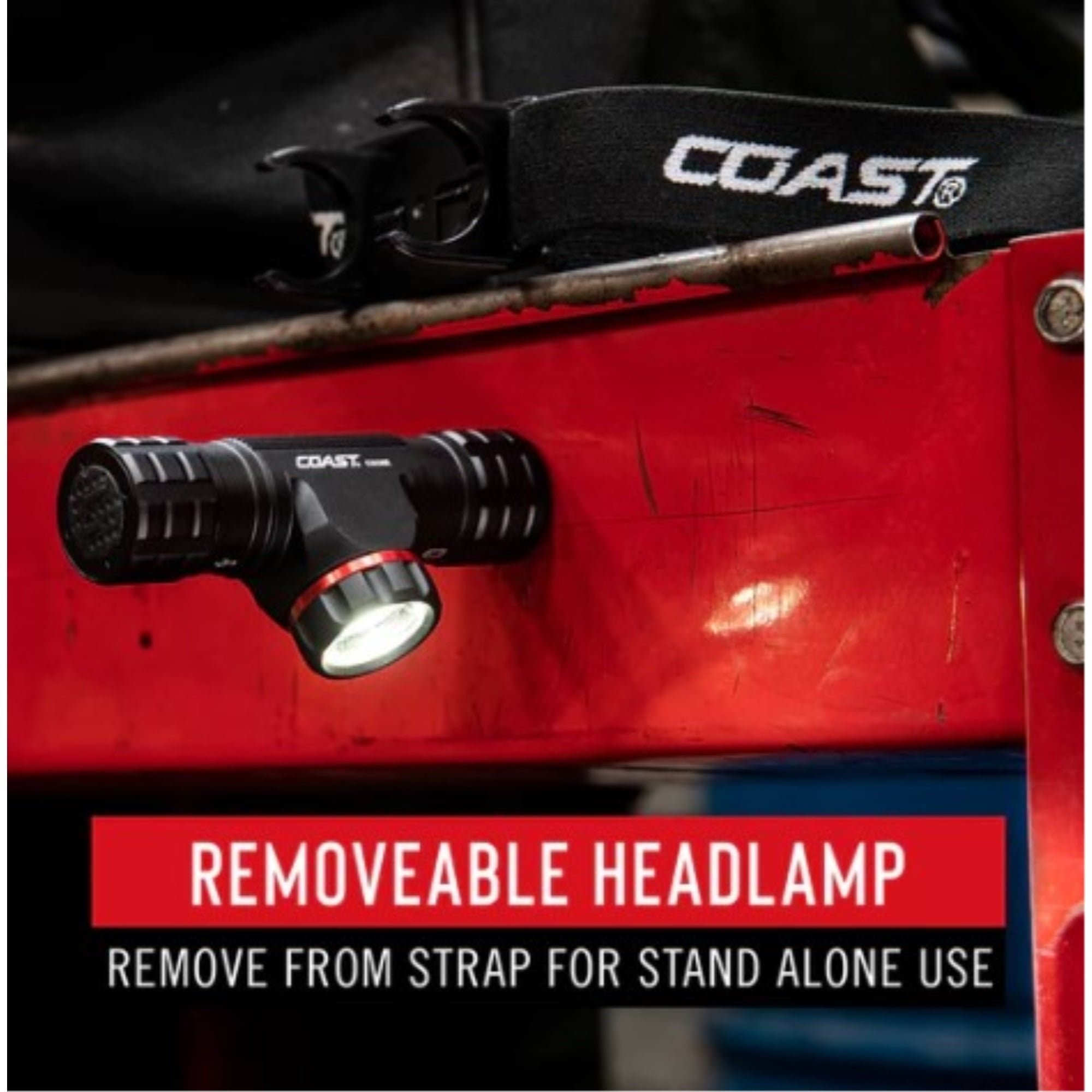 COAST XPH30R Headlamp – 1200 Lumens, USB-C Rechargeable, Dual Power, Magnetic Base