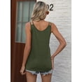 thumbnail image 5 of Wehilion Womens Sexy Deep V Neck Spaghetti Strap Tank Top Loose fit Tops Cute Summer Shirts 2024, 5 of 6