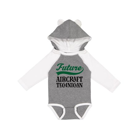 

Inktastic Future Aircraft Technician Gift Baby Boy or Baby Girl Long Sleeve Bodysuit