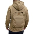 thumbnail image 3 of Backpack Hoodie for Men Cute Travel Hoodies Zip Up Long Sleeve Hooded Sweatshirt Fashion Casual Camp Outfits with Pockets, 3 of 6