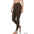thumbnail image 3 of Zenana Women Premium Cotton High Waist Full Ankle Length Leggings, 3 of 4