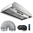 thumbnail image 1 of Costway 36 Inch Under Cabinet Range Hood with 4 Fan Speeds, Touch/Gesture/Remote Control, 1 of 9