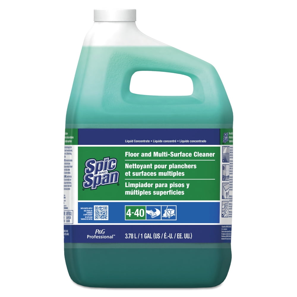 Spic and Span 02001 1 Gallon Bottle Liquid Floor Cleaner (3-Piece/Carton) -  