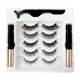 thumbnail image 1 of Kit de pestañas postizas Sincero 5 pares con 2 delineadores y 1 pinza, 1 of 10