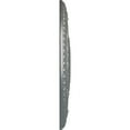 thumbnail image 4 of Ekena Millwork 24 1/4"OD x 3 7/8"ID x 2"P Logan Ceiling Medallion (Fits Canopies up to 6 1/8"), Hand-Painted Platinum, 4 of 7