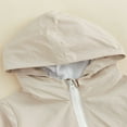 thumbnail image 4 of Manteau d'Automne pour Enfants Garçons Filles Veste à Capuche à Manches Longues avec Fermeture Éclair et Poche, 4 of 6