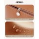 thumbnail image 5 of Bolsa de maquillaje EACHY Travel, grande, impermeable, marrón, para mujer, 5 of 9