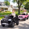 thumbnail image 3 of Costway Ride on Car for Kids, 24V 4WD Licensed LEXUS GX550 Electric Vehicle with Remote Black, 3 of 10