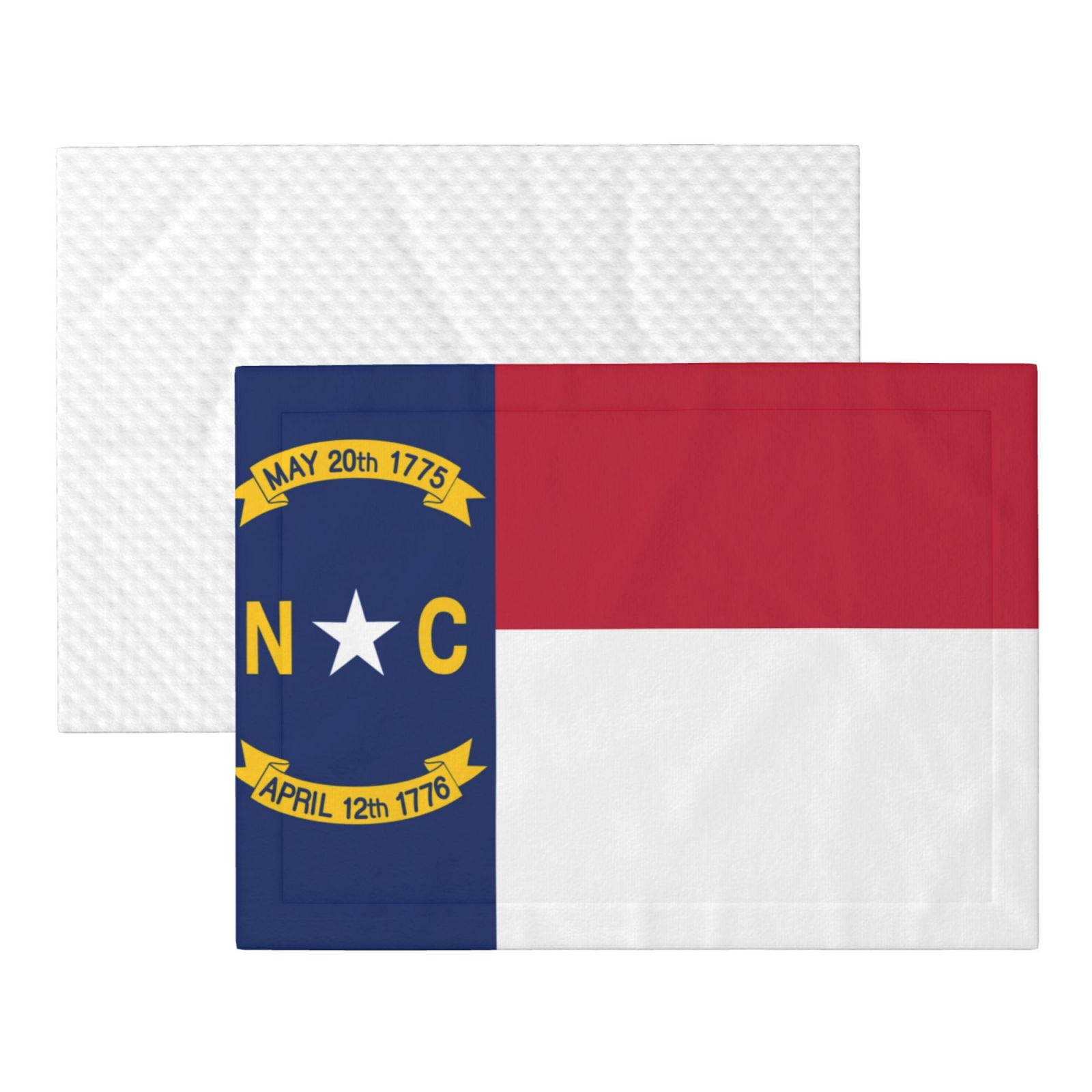 Flannel Throw Dog Blanket North Carolina Flag Soft Warm Print Pet Blankets for Small Dog Cat Puppy